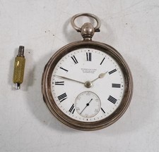 Antique Silver Pocket Watch, Russells Ltd, Liverpool, Hallmarked 1907. Working