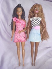 Barbie Ethnic African American Fashionista Dolls Set Bundle