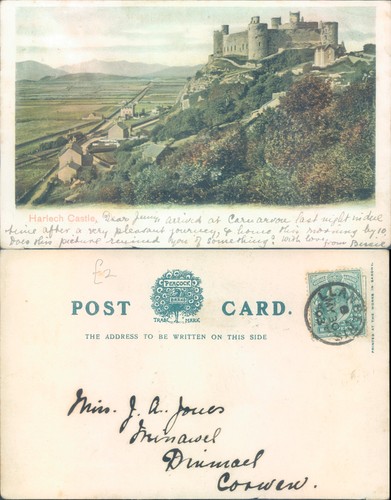Harlech castle and - harlech,