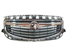 VAUXHALL INSIGNIA 2014-2017 FACELIFT FRONT BUMPER TOP GRILL +CHROME TRIMS+BADGE