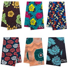 African Veritable Ankara Wax Prints Cotton Fabric Sewing Dressmaking Material