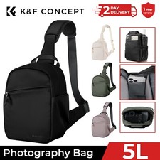 K&F Concept 5L SLR Camera Bag Shoulder Lens Carry Case Sling Bag For Photography