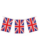 Union Jack 10m - 20 PVC Flags Bunting (F63001) VE Day Celebrations