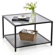 Modern Glass Top Coffee Table