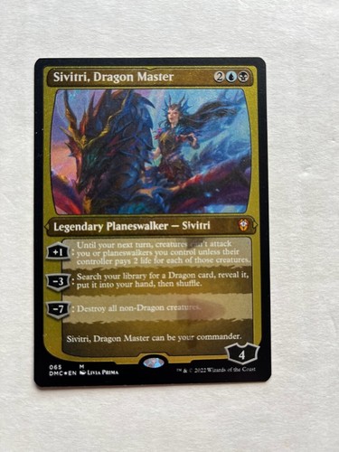 Foil etched sivitri dragon - foil,