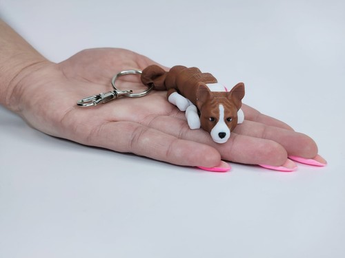 Printed basenji dog - printed,