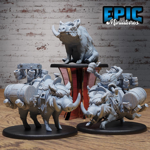 Beer merchant boar rider - beer,