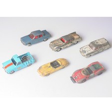 6x Vintage Corgi, Ferrari