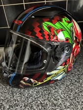 Motor Cycle Helmet Used For Go Karting,, Comes With Bag.