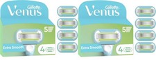 Gillette Venus Extra Smooth Razor Blades | Brand New | 2 Packs of 4 | 8 Refills