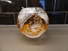 Beautiful 12cm Crystal bowl /