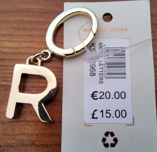 Radley letter gold - letter,