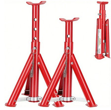 2X Axle Stands Floor Jack