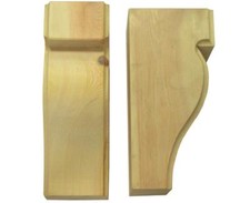 Wooden Corbels Timber shelf