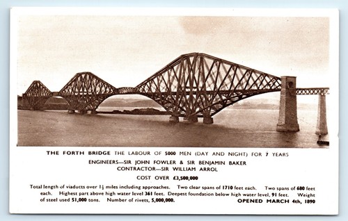 Postcards the forth bridge - 2,