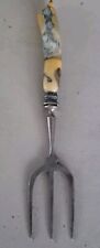 Vintage Three Pronged Trident Meat, Bread or Toasting Fork. 7" Long. 