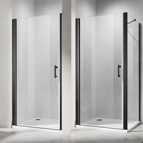 Pivot shower door enclosure - shower,