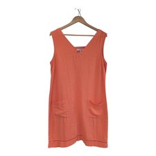 Next Linen Blend Orange Shift