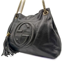 Gucci soho tassel chain black - gucci,