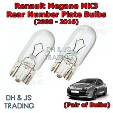 For Renault Megane Rear Number