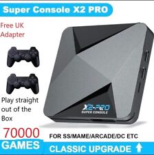 Super Console X2 Pro with 70000 Video Games for PS1/DC/MAME/SS with Gamepad Kids