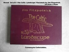 Vintage Boxed Set 'The Celtic Landscape' 6 x Placemats by Jim Fitzpatrick.AH0158