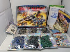 VINTAGE WARHAMMER EPIC SPACE MARINE 1991 BOX SET ARMY LOT INFANTRY TANKS GW