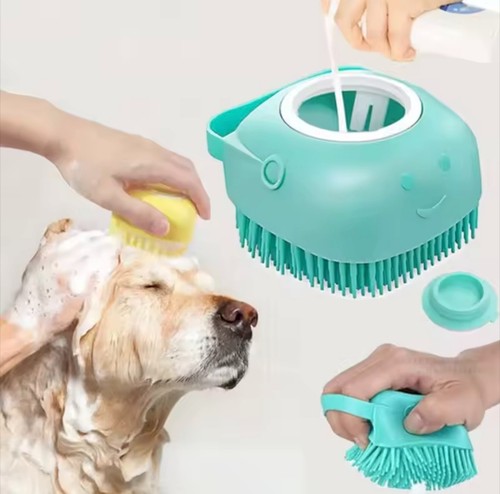 Pet bath massage brush - bath,