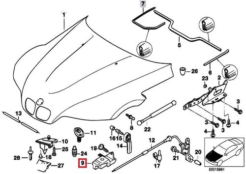 Genuine bmw series e36 - 3,