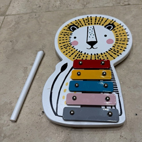 Wooden lion xylophone - wooden,