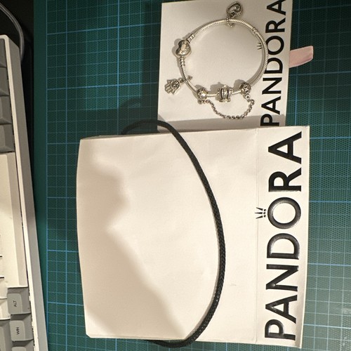 17cm pandora silver heart - 17cm,