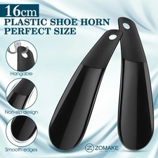 2x Black Plastic Shoe String