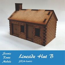 OO Gauge Laser Cut MDF Kit Brick Lineside Trackside Hut Office Building LIN002