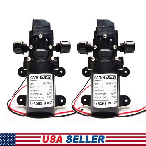 2pc 12v water pump 130psi - water,