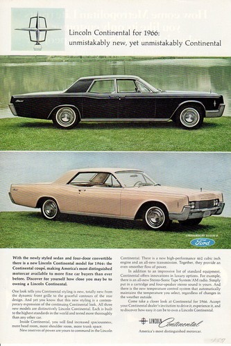 1966 vintage print car - 1966, ad