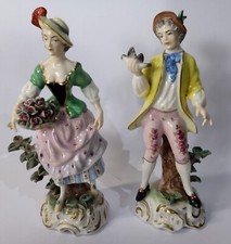 Pair DRESDEN porcelain figures