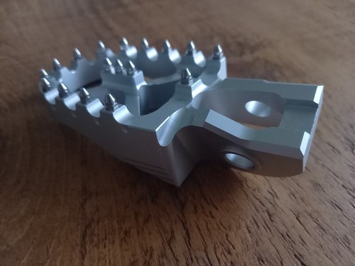 Gdr wide billet footpegs - xl,