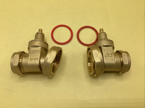 Pair brass 28mm - 2, gate