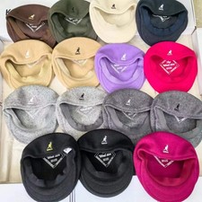 Unisex *Kangol-Inspired* Wool 504 Cap - Warm Winter Casual | Flat Newsboy Hat UK