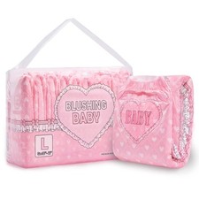 Adult Printed Diaper 10 Pieces - Blushing Baby (Large 91-116 cm)