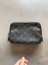 Louis Vuitton Toiletry Monogram Eclipse Pouch PM Black Canvas