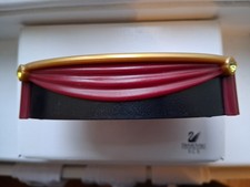 SWAROVSKI CRYSTAL COLLECTOR'S DISPLAY PLINTH / STAND - COLUMBINE - YELLOW GEMS