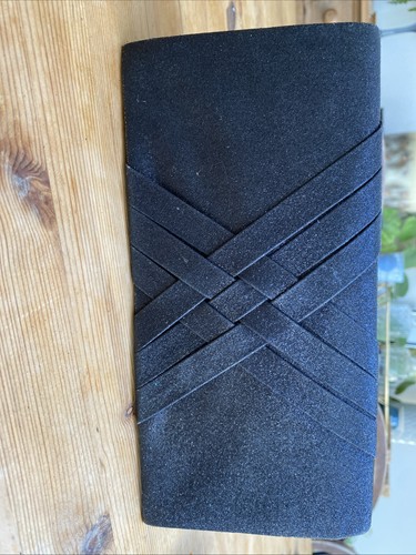 Navy black glitter clutch - glitter, bag