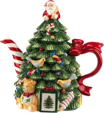 Christmas Tree Figural Teapot