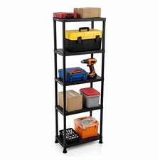 NEW! 5 Tier Black Plastic