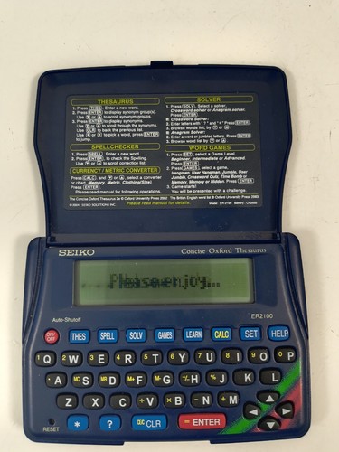Seiko concise oxford thesaurus - concise,