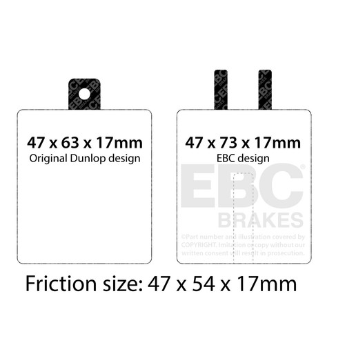 Ebc dp9120 brake pad - dp9120, set