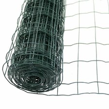 1.2m x 10m Green PVC Coated Galvanised Steel Wire Mesh Fencing Garden Euro Fence