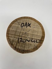 European Oak Woodturning Bowl Blanks 120x40mm Cut And Waxed Wood Turning