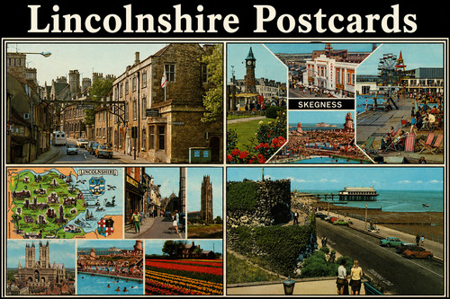 Lincolnshire england postcards - lincolnshire,